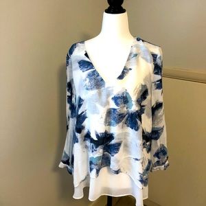 Joseph Ribkoff Floral tunic top